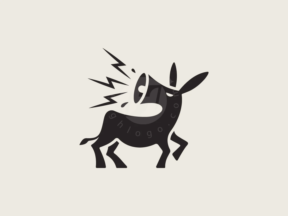 Noisy Donkey Logo - Animal Logo design by jefriprayudhis for sale on Highlogo