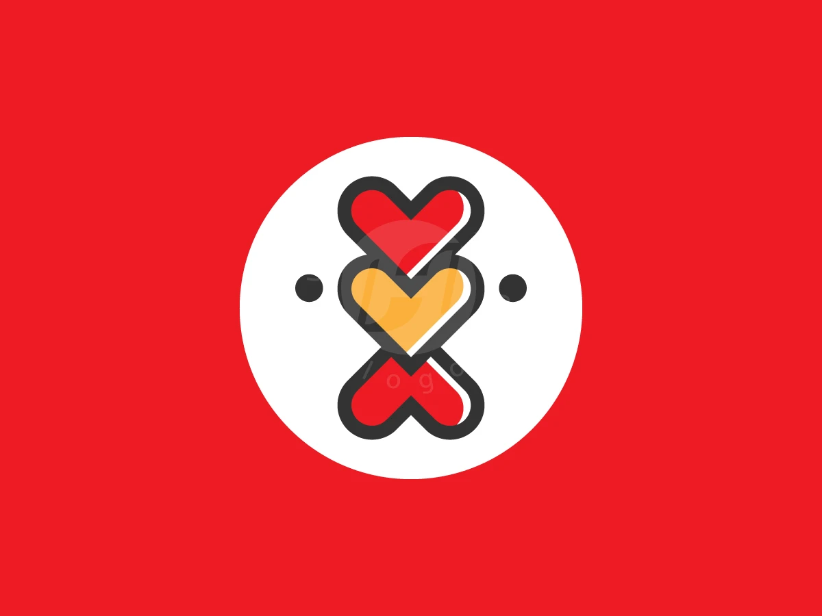 Three Hearts Chicken Logo - preview 1