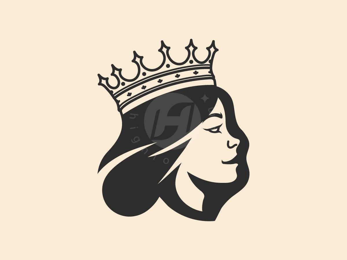 Black Queen Logo - Beauty Logo design by Arfa D for sale on Highlogo