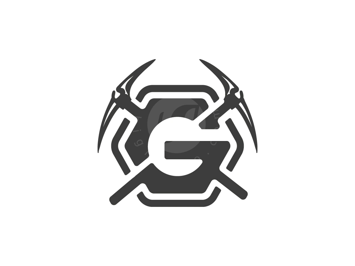 Initials G Mining Tool Logo - General Logo design by Arfa D for sale on Highlogo