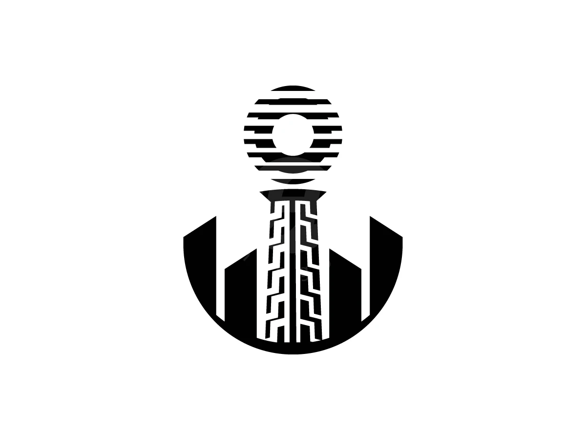The Letter I Tower The Iconic Sunsphere Logo - Real Estate Logo design by Arfa D for sale on Highlogo