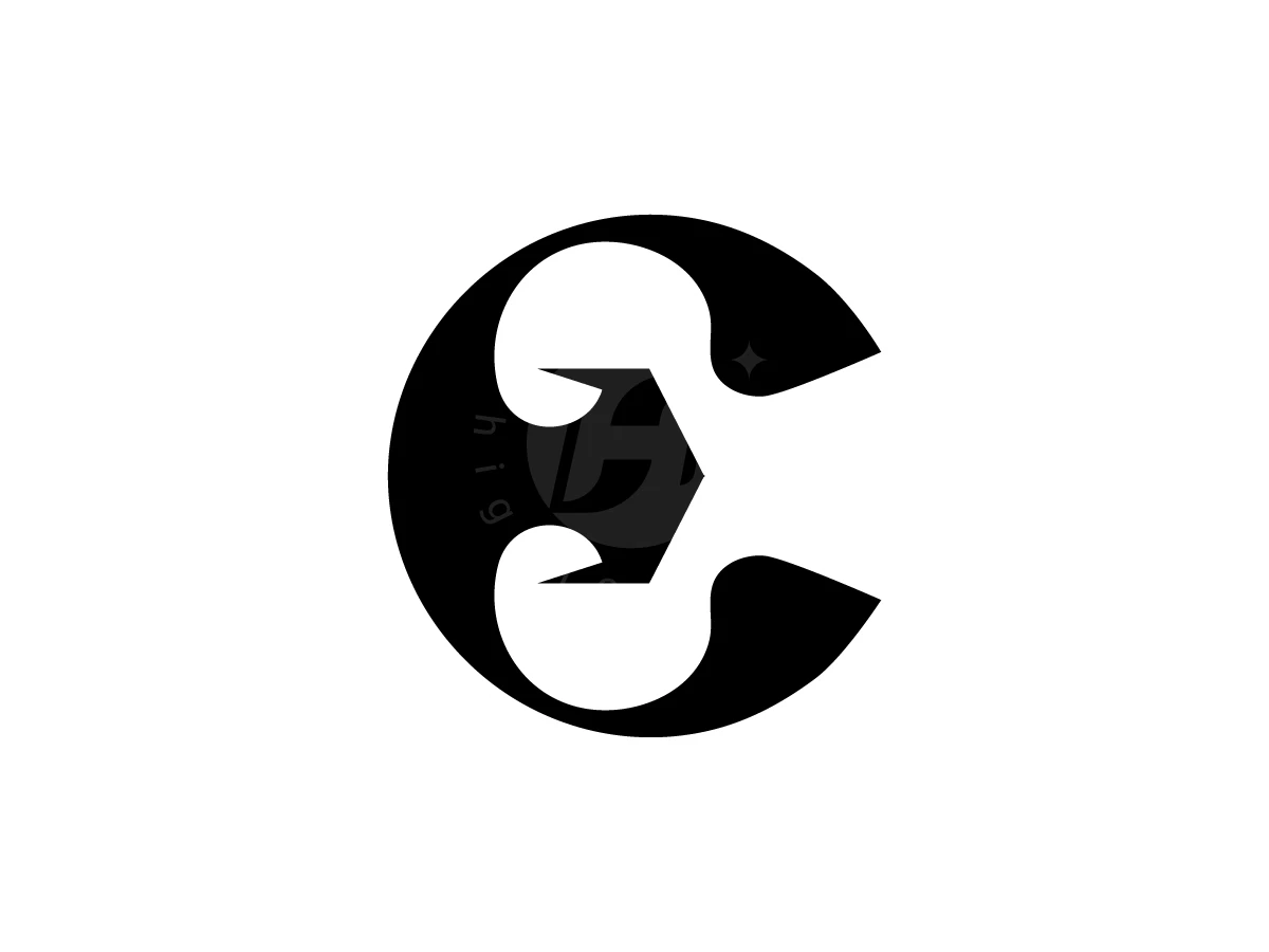 The Letter E In A Circular Style Logo - Logo Logo design by Arfa D for sale on Highlogo