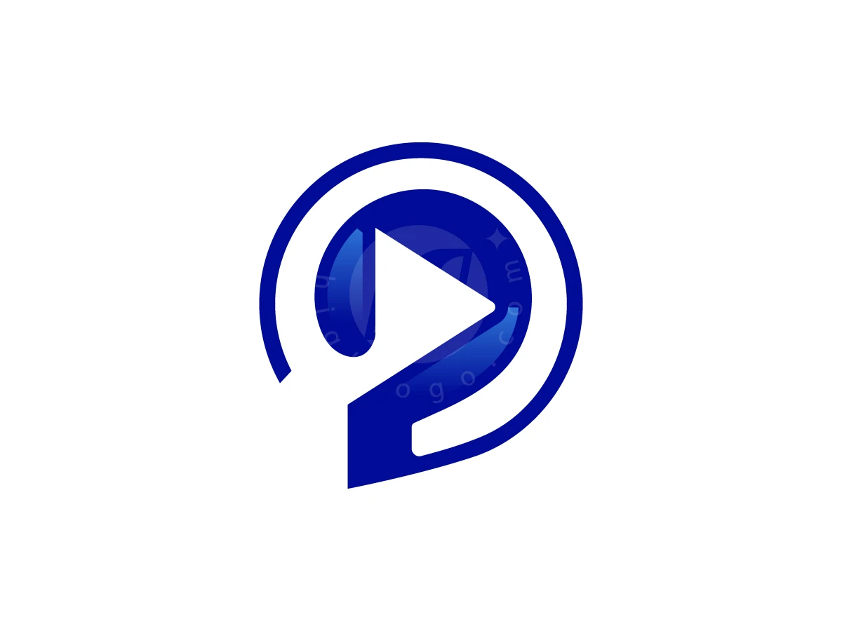 Play With The Letter P Logo - Media Logo design by Arfa D for sale on Highlogo