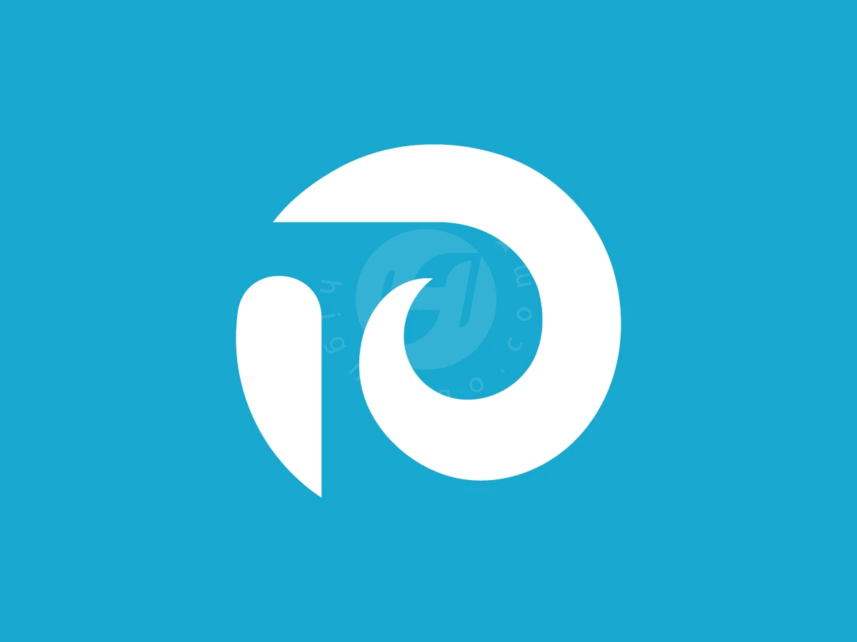 A Combination Of The Letter P And Waves Logo - preview 1