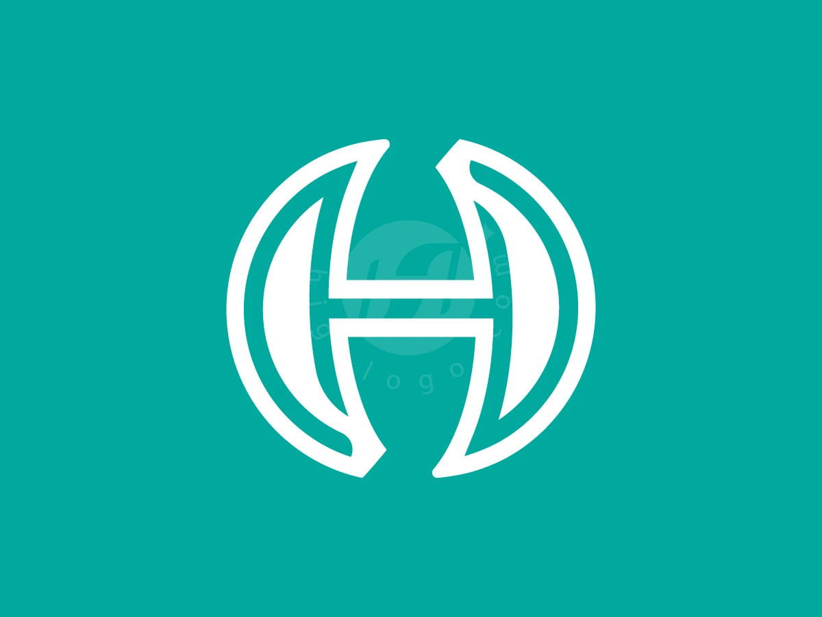 The Letter H In A Circle Logo - preview 1