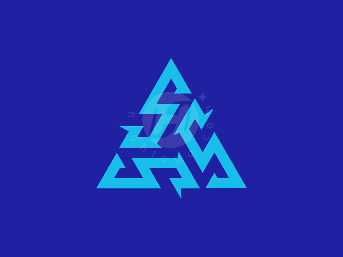 The Letters S Form A Triangle Logo - preview 1