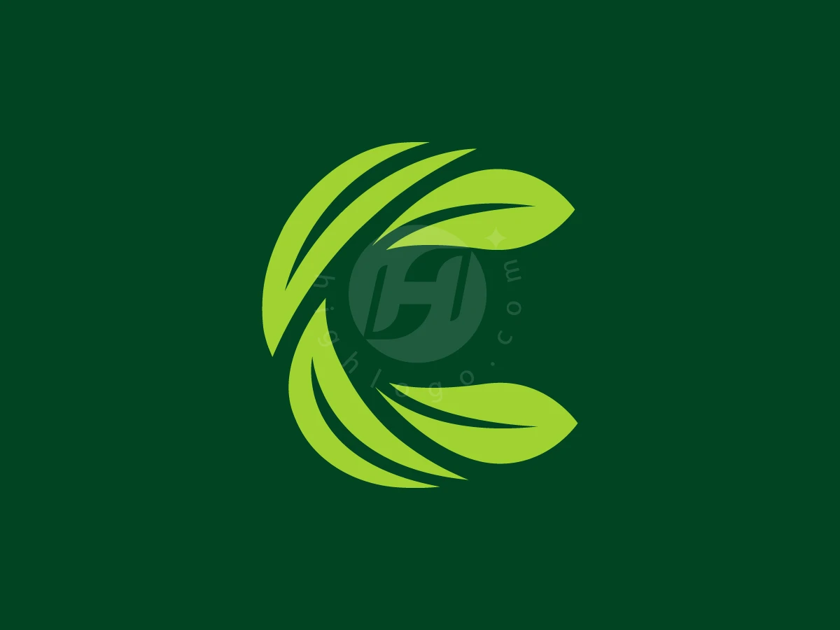 The Leaf Pieces Form The Letter C Logo - Logo Logo design by Arfa D for sale on Highlogo