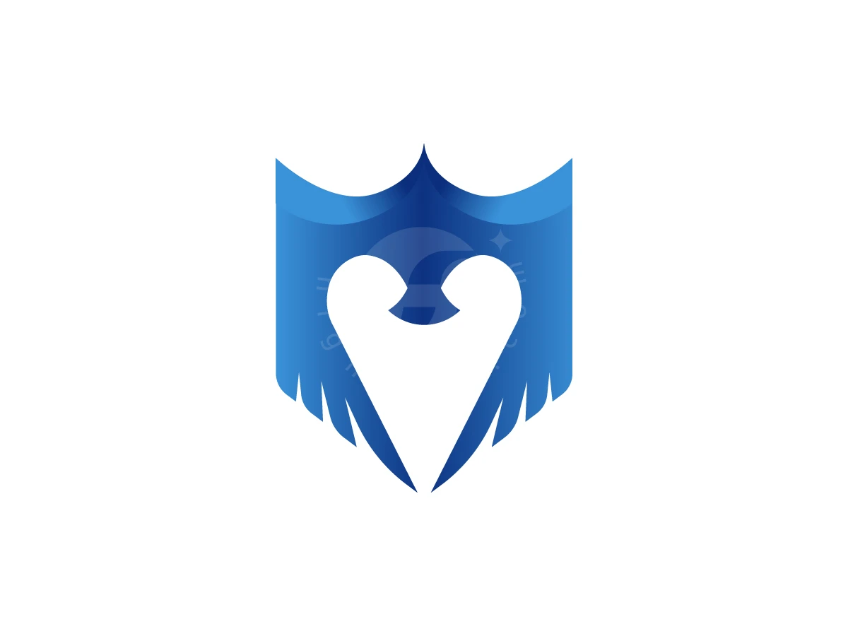 The Birds Fly In A Shield Formation Logo - Animal Logo design by Arfa D for sale on Highlogo