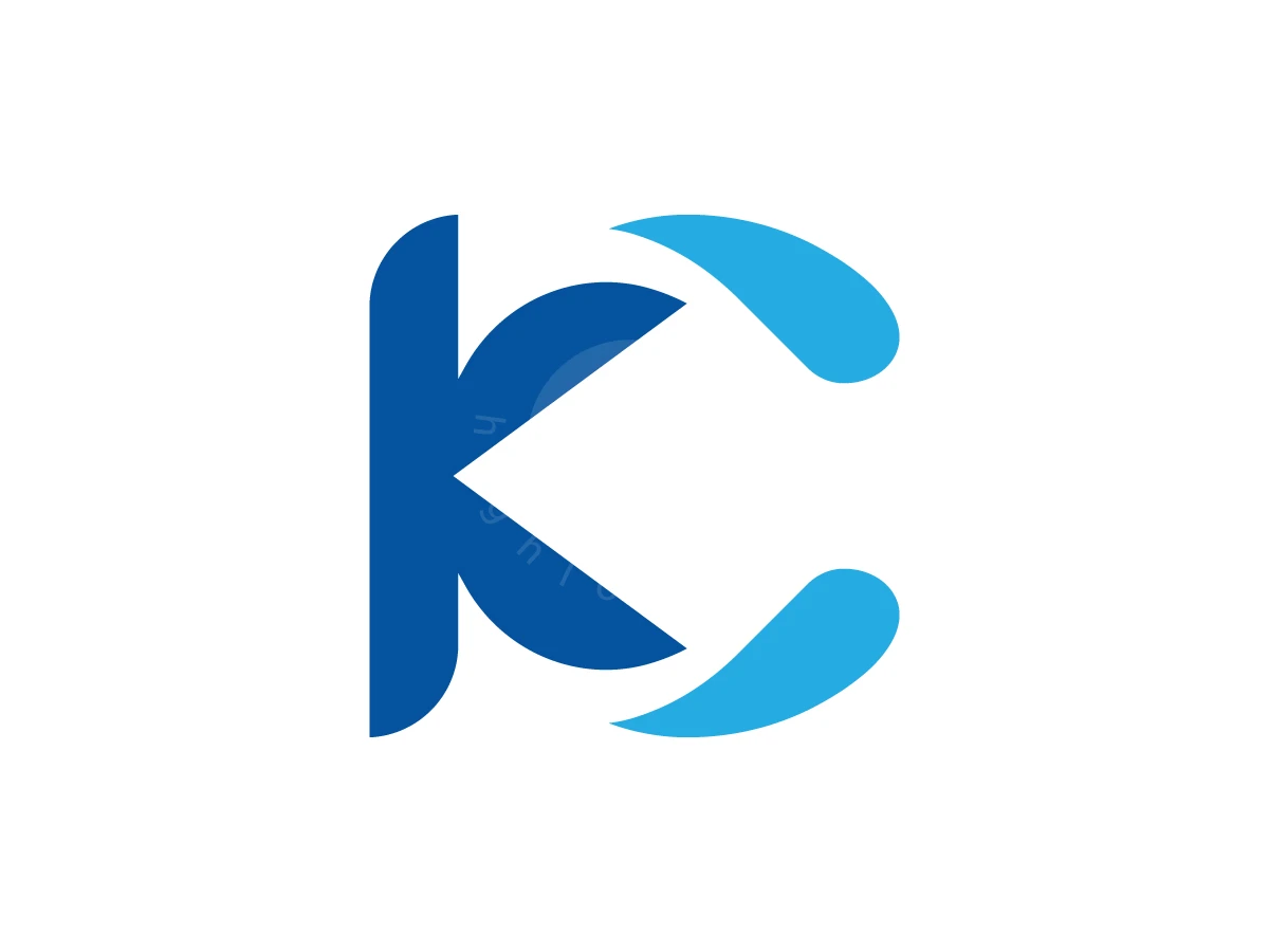 KC Monogram With Negative Space Logo - Logo Logo design by Arfa D for sale on Highlogo
