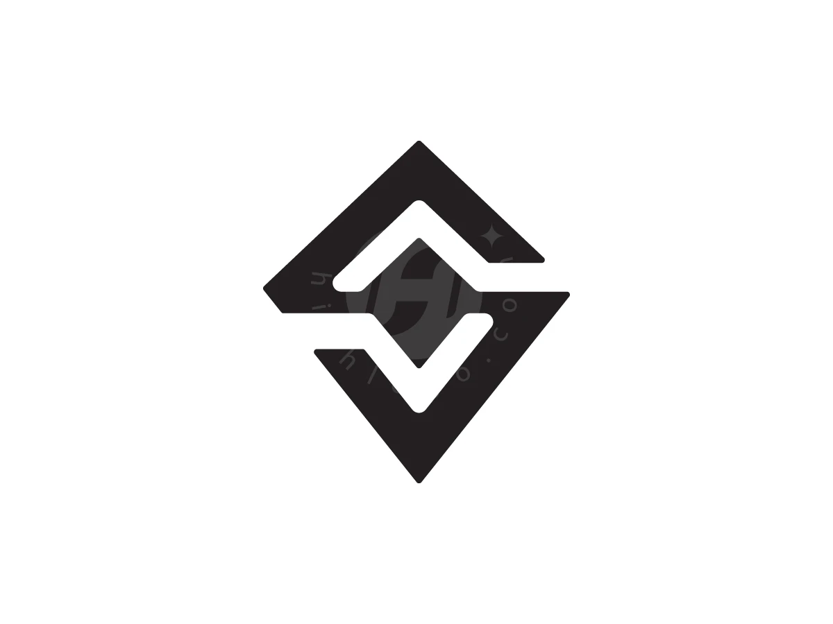 The Letter S In The Shape Of A Kite Logo - preview 1