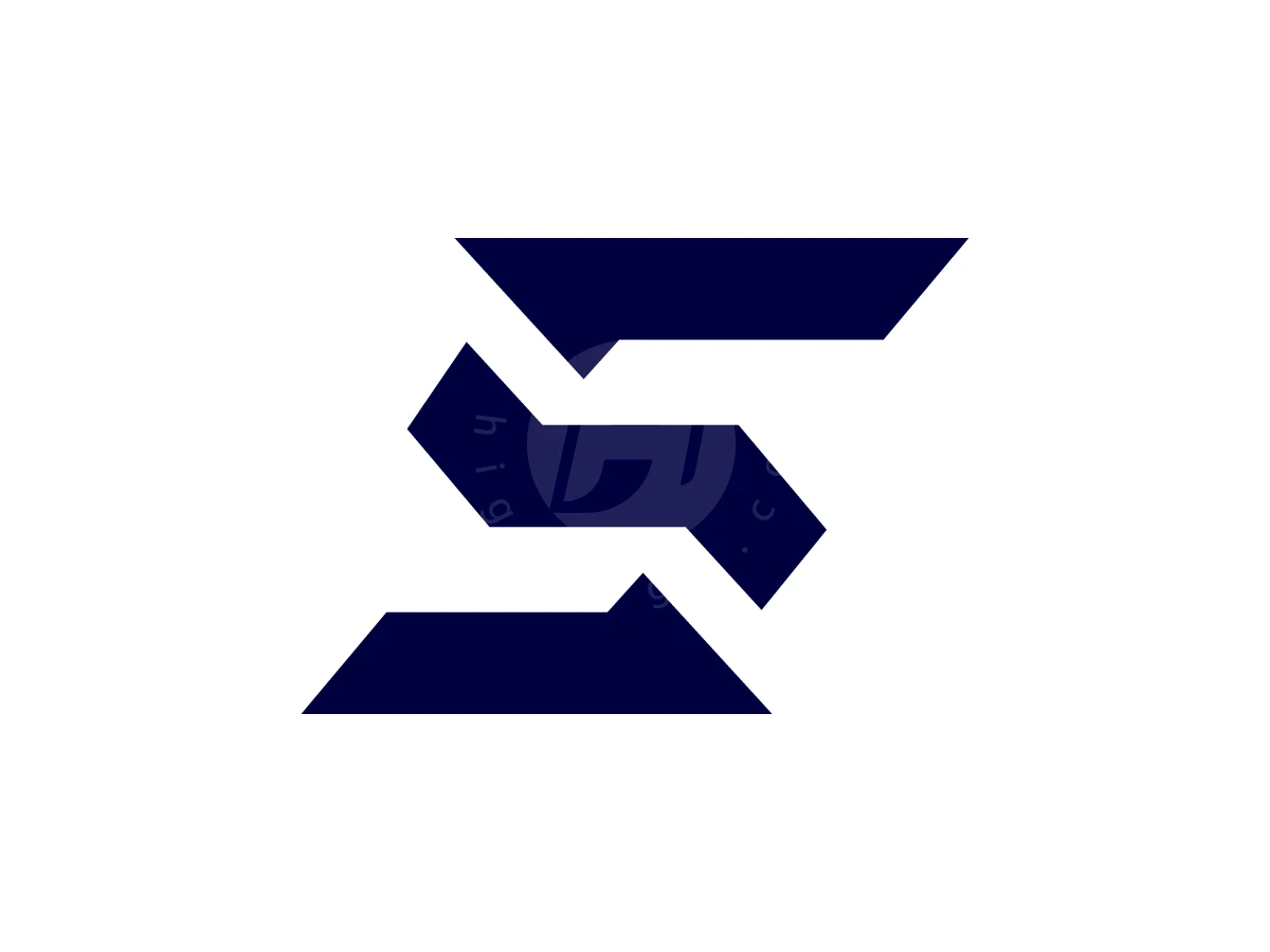 Geometric Shapes Form The Letter S Logo - preview 1