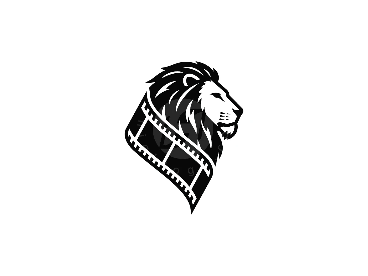 Majestic Lion Cinematic Film Logo - Media Logo design by Adan Smith for sale on Highlogo