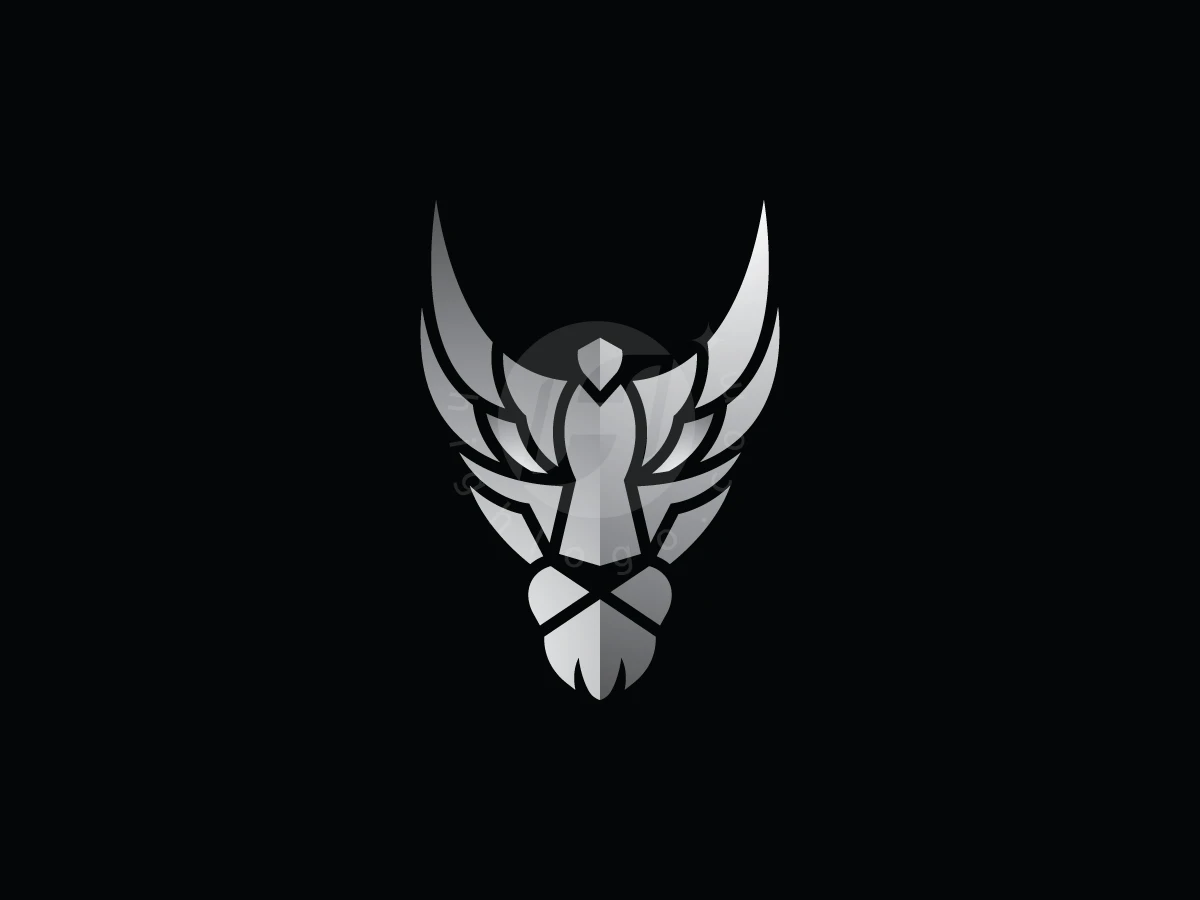 Silver Lion Head Hybrid Logo - General Logo design by Adan Smith for sale on Highlogo