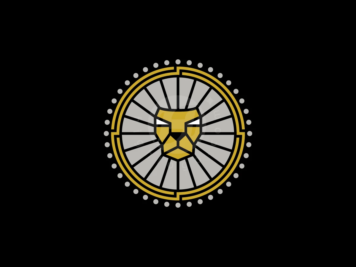 Modern Geometric Lion Circle Logo - General Logo design by Adan Smith for sale on Highlogo