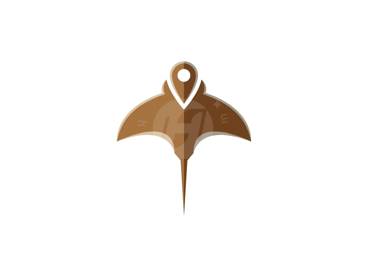 Modern Manta Navigation Icon Logo - Travel Logo design by Adan Smith for sale on Highlogo