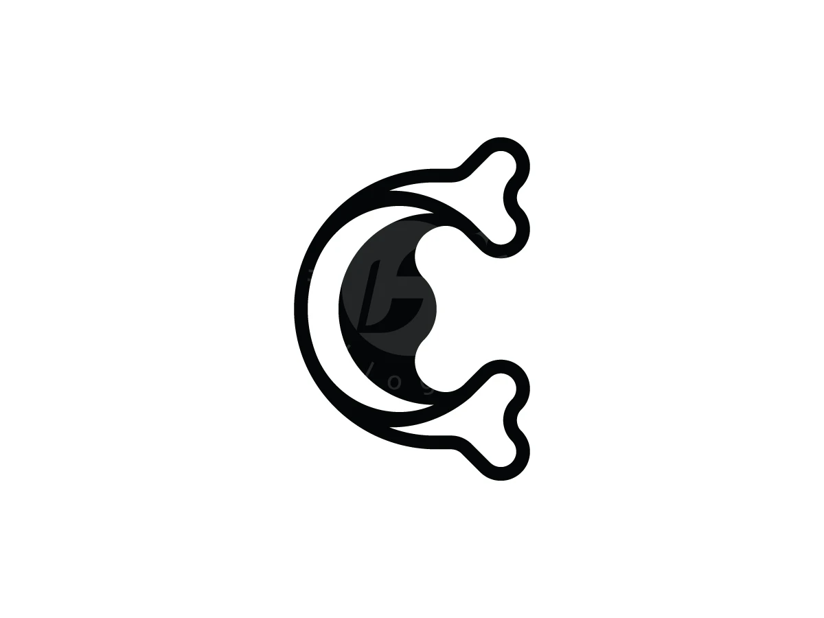 Modern Bone C Monogram Logo - Logo Logo design by Adan Smith for sale on Highlogo