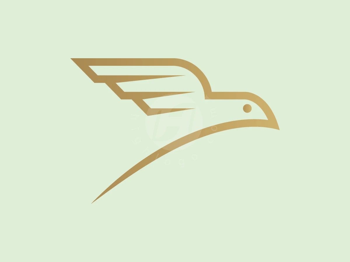 Golden Swift Eagle Logo - Technology Logo design by Adan Smith for sale on Highlogo
