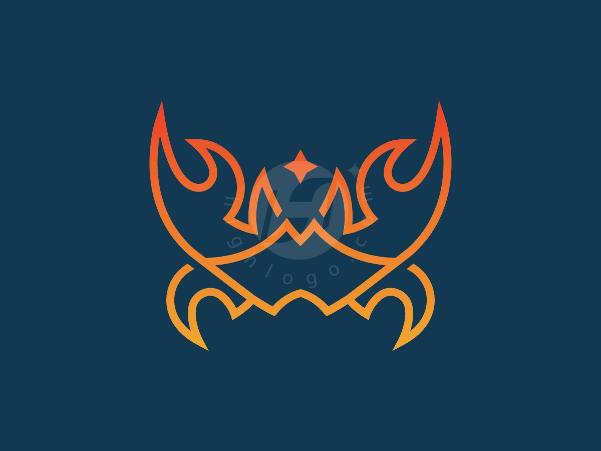 Inferno Crab Logo - Animal Logo design by Adan Smith for sale on Highlogo