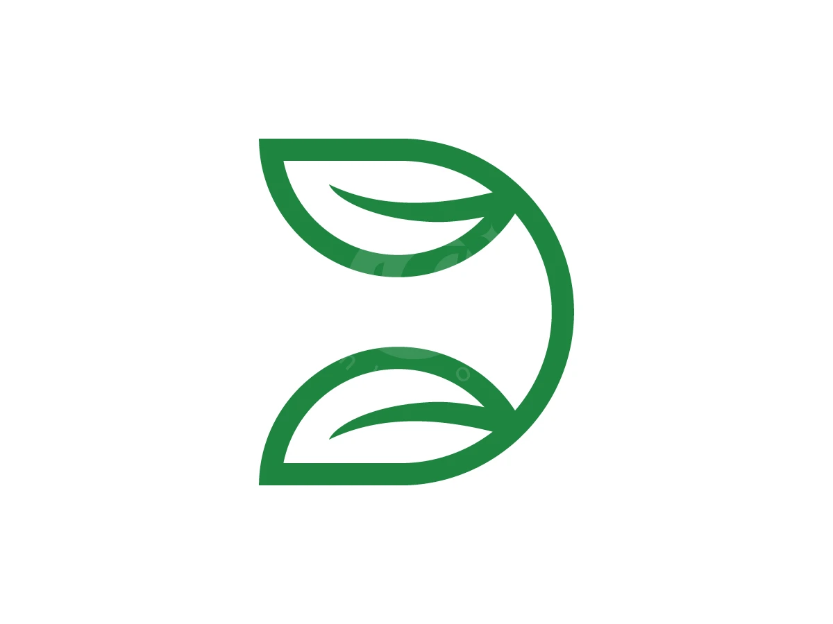 Eco Leaf Infinity Mark Logo - Lettermark Logo design by Adan Smith for sale on Highlogo