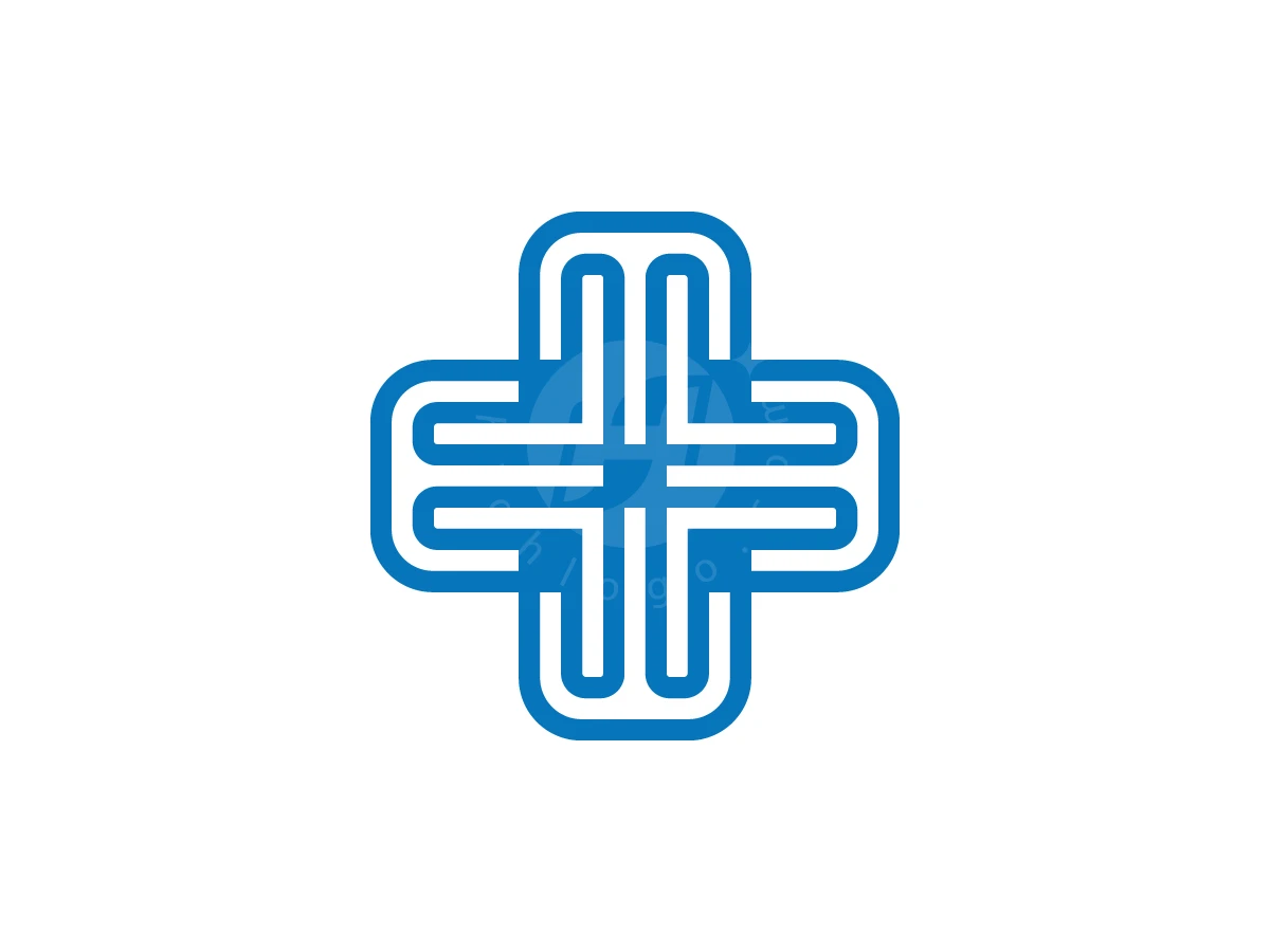 Modern Medical M Cross Logo - Health Logo design by Adan Smith for sale on Highlogo