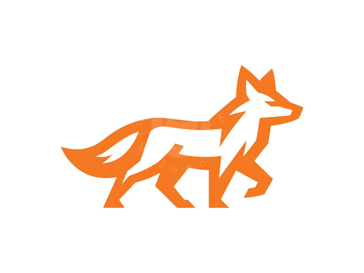 Modern Elegant Geometric Fox Logo - Animal Logo design by Adan Smith for sale on Highlogo