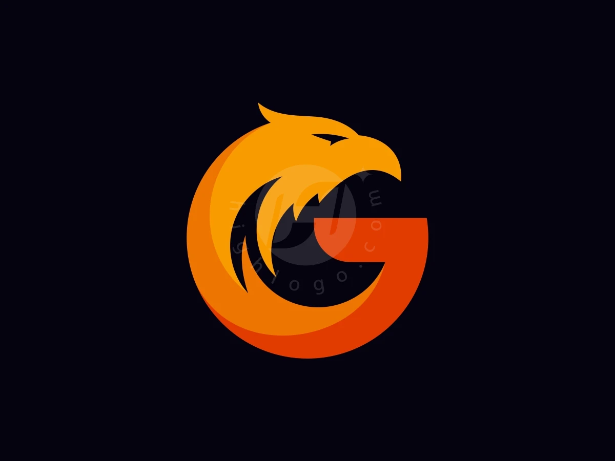Letter G Eagle's Head Logo - preview 1
