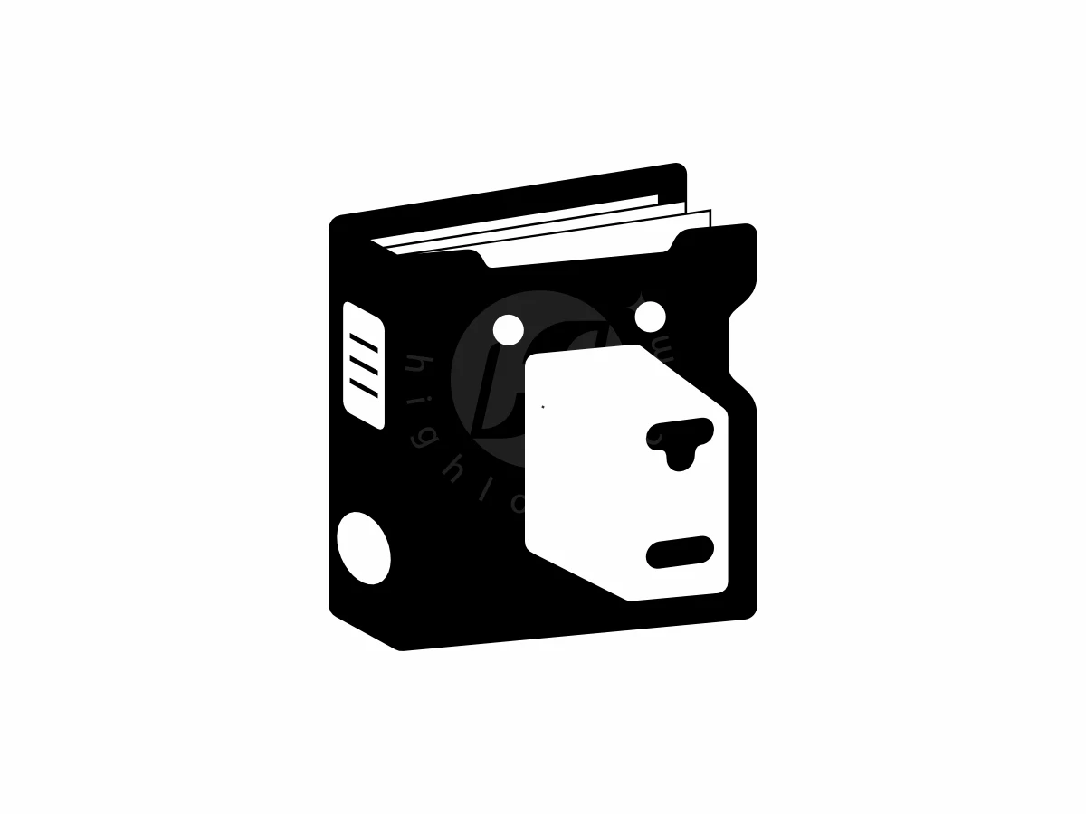 Cute Bear Folder Logo - Animal Logo design by Baba Arya for sale on Highlogo