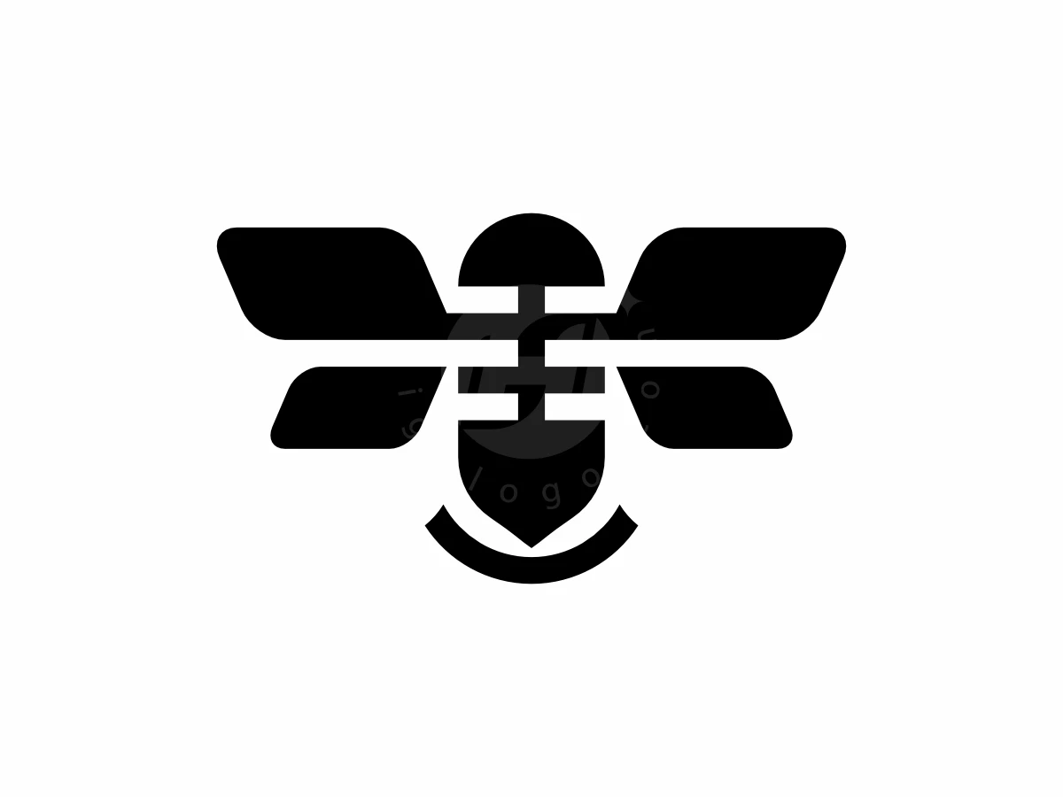 Unique Bee Or Moth Microphone Logo - Animal Logo design by Baba Arya for sale on Highlogo