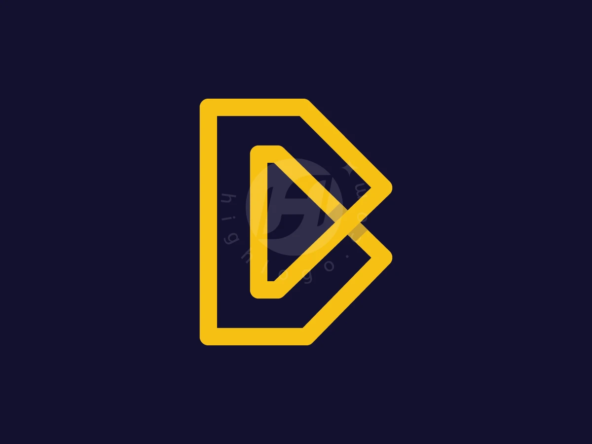 Modern Angular Letter B Digital Startup Logo - Lettermark Logo design by Henbi Design for sale on Highlogo