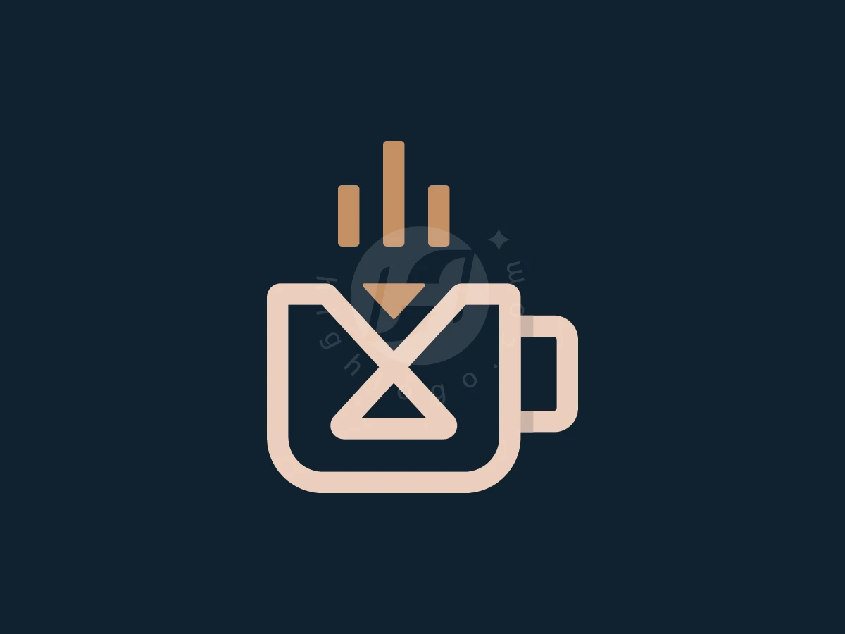 Minimalist Coffee Business Metrics Logo - General Logo design by Henbi Design for sale on Highlogo