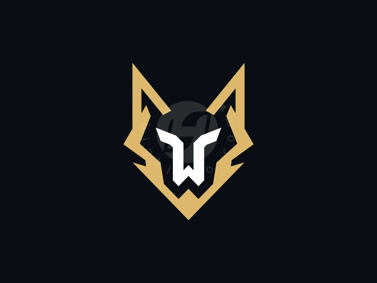 Geometric Wolf Letter W Logo - Animal Logo design by mrshamsurrahman for sale on Highlogo