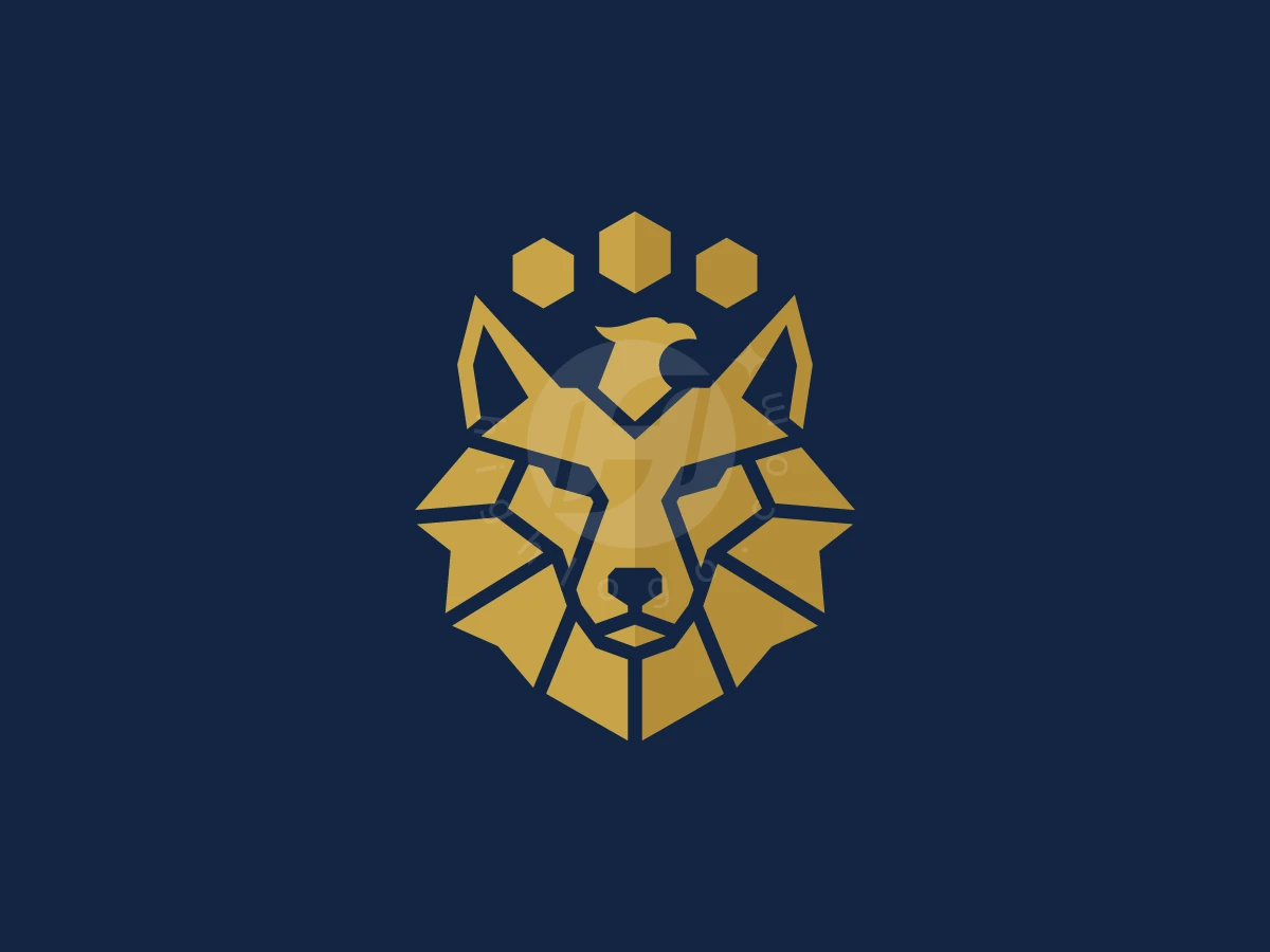 Wolf Phoenix Crown Logo - Animal Logo design by mrshamsurrahman for sale on Highlogo