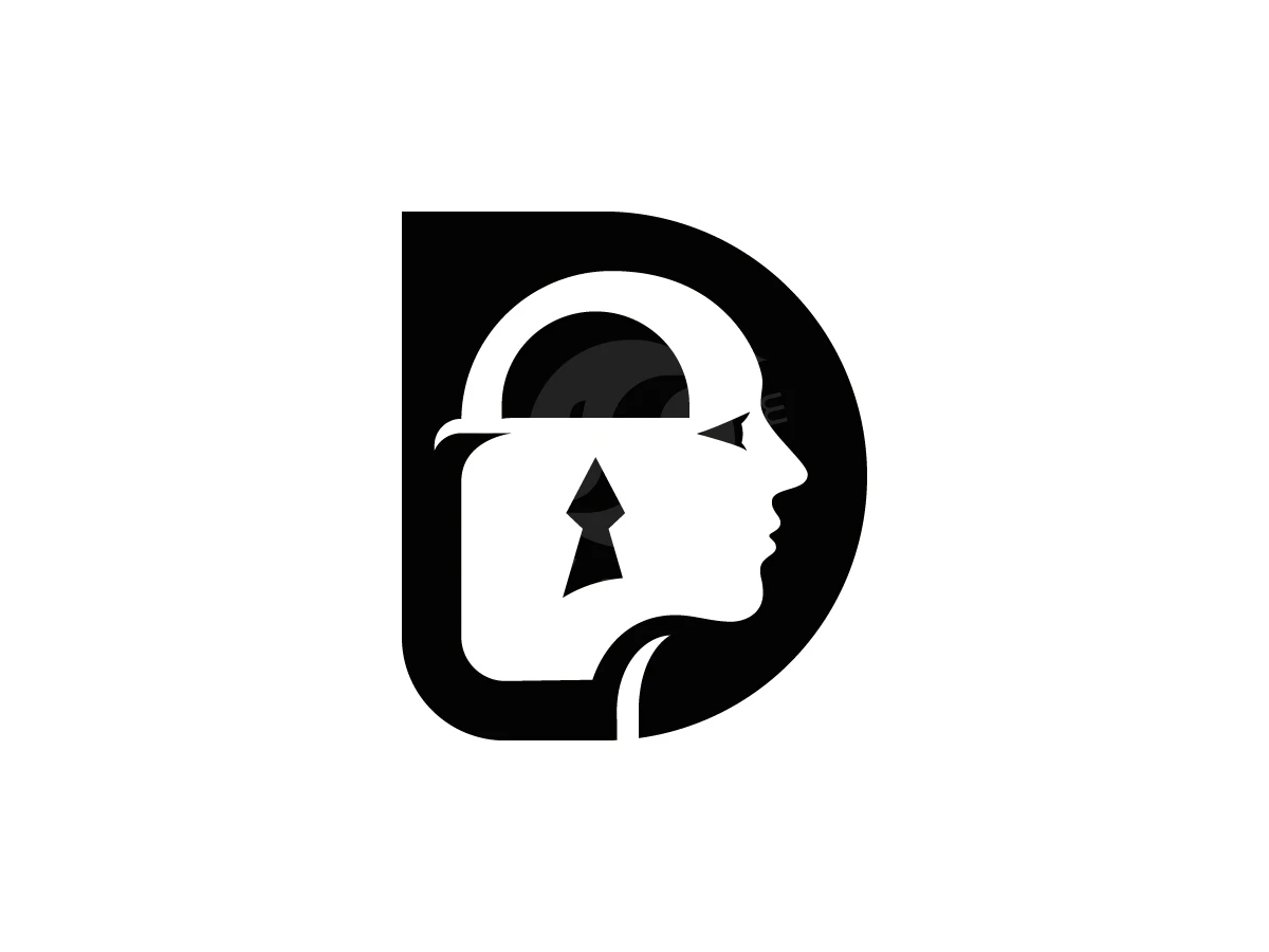 Letter D Identity Lock Logo - Technology Logo design by mrshamsurrahman for sale on Highlogo