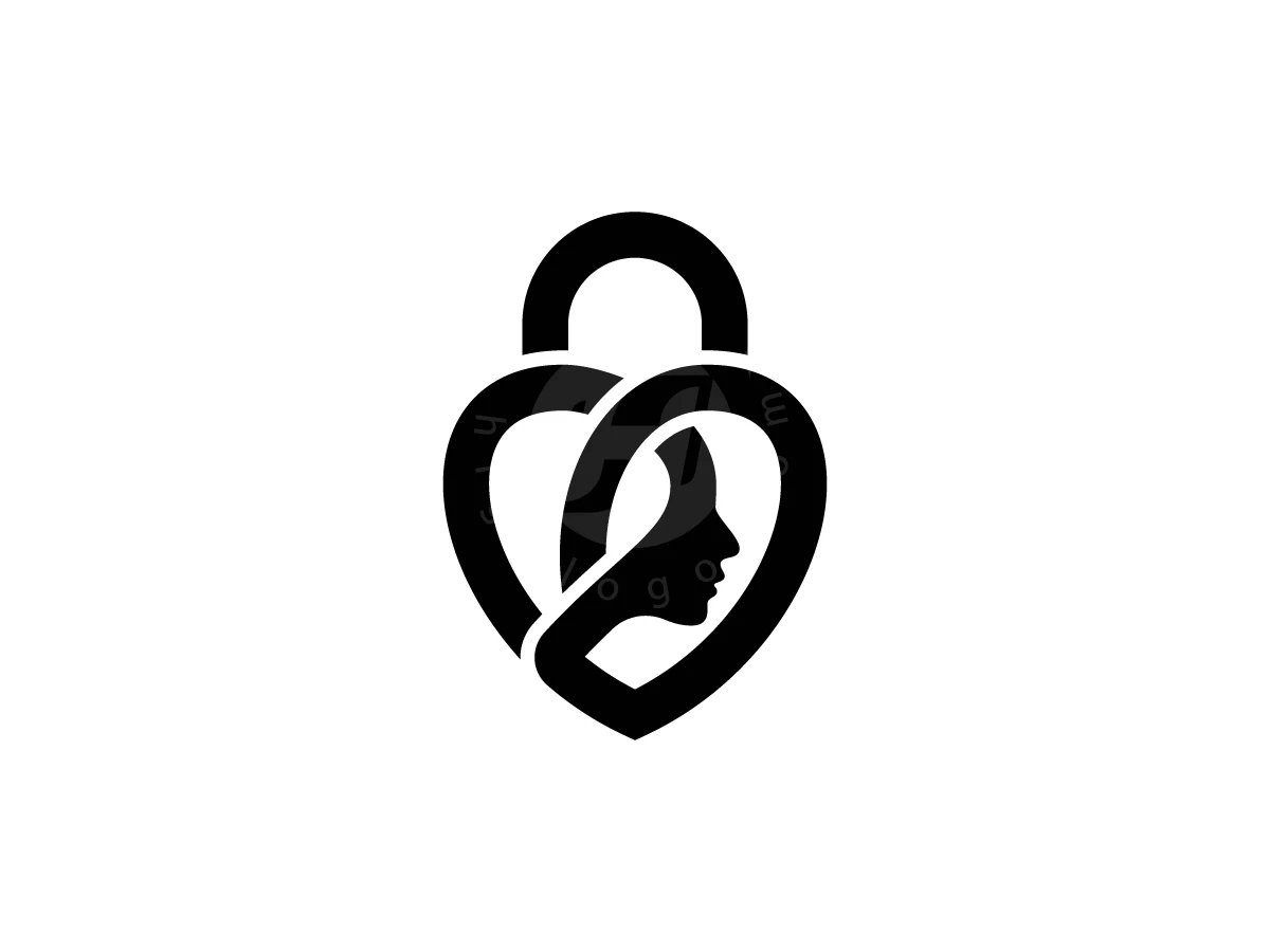 Identity Heart Lock Logo Trust And Privacy Symbol - Technology Logo design by mrshamsurrahman for sale on Highlogo