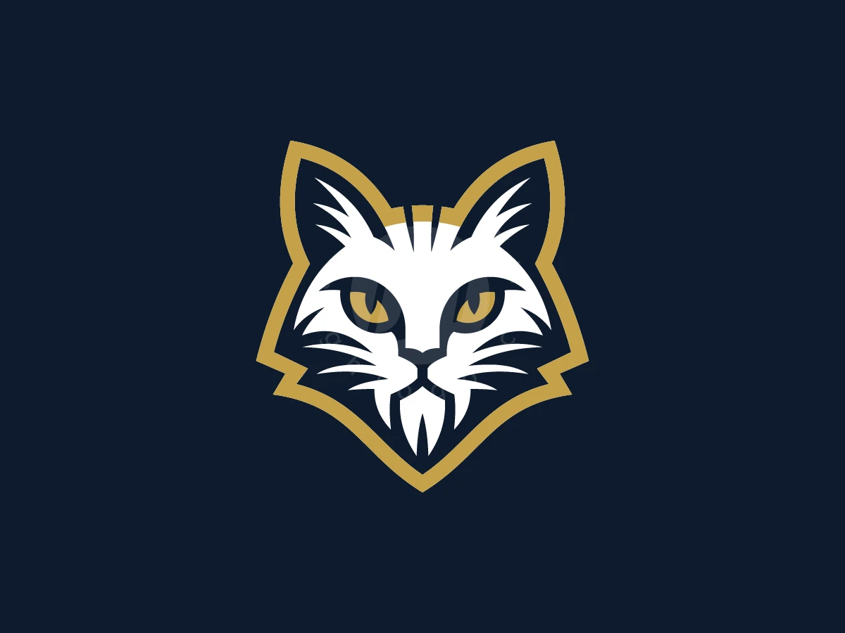 Fierce White Cat Logo - Animal Logo design by ShamsStudio for sale on Highlogo