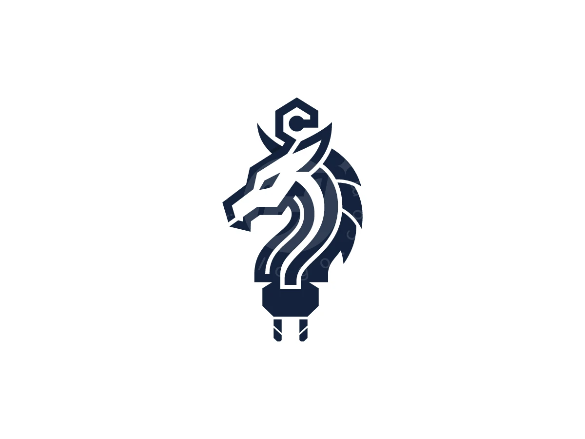 Electric Horse Charger Logo - Animal Logo design by ShamsStudio for sale on Highlogo