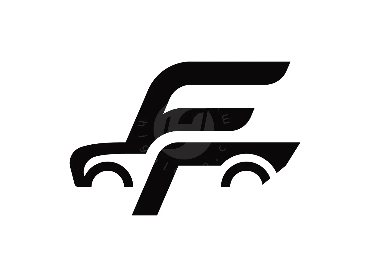 Dynamic F Car Monogram Logo - Technology Logo design by ShamsStudio for sale on Highlogo