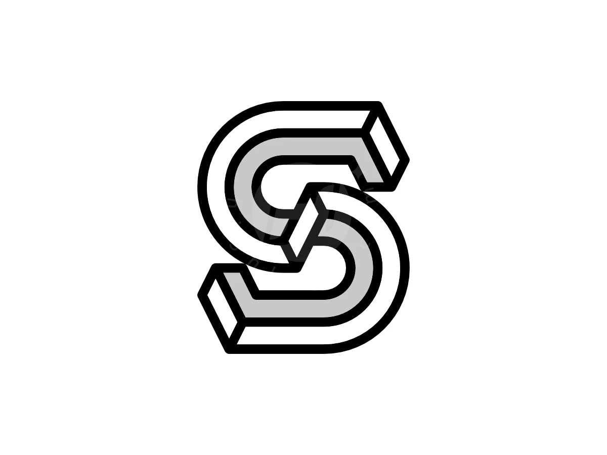Initial Letter S Lines Logo - Logo Logo design by Thekurnwn for sale on Highlogo
