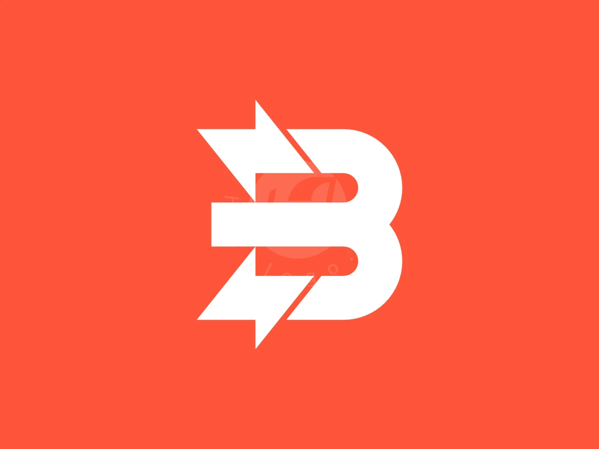 Letter B For Bolt Logo - Logo Logo design by Thekurnwn for sale on Highlogo