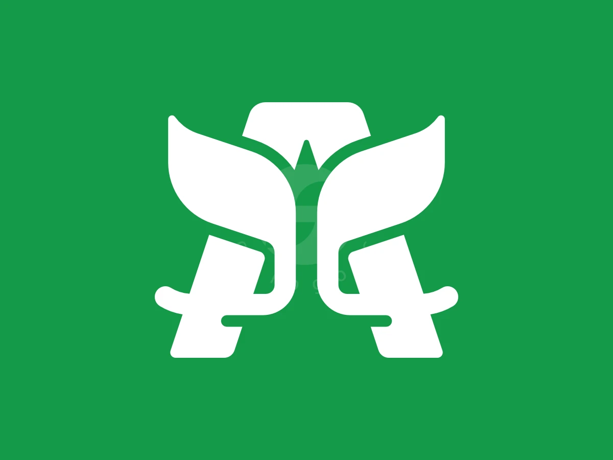 Alpha Letter A Nature Logo - preview 1