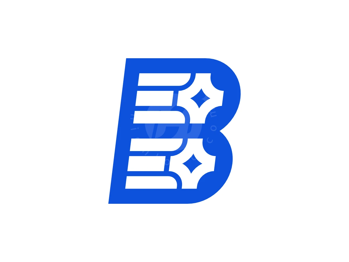 Letter B And Sparkle Logo - Logo Logo design by Thekurnwn for sale on Highlogo