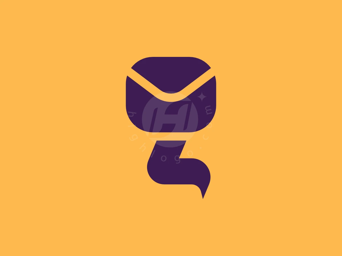 Minimal Cobra Mail Logo - Animal Logo design by Thekurnwn for sale on Highlogo