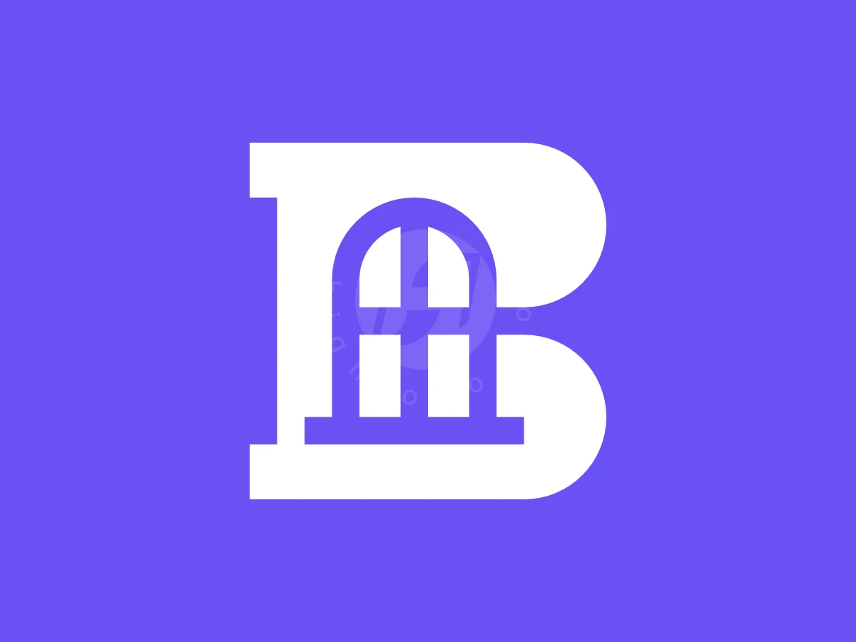 Modern Letter B And Window Logo - Logo Logo design by Thekurnwn for sale on Highlogo
