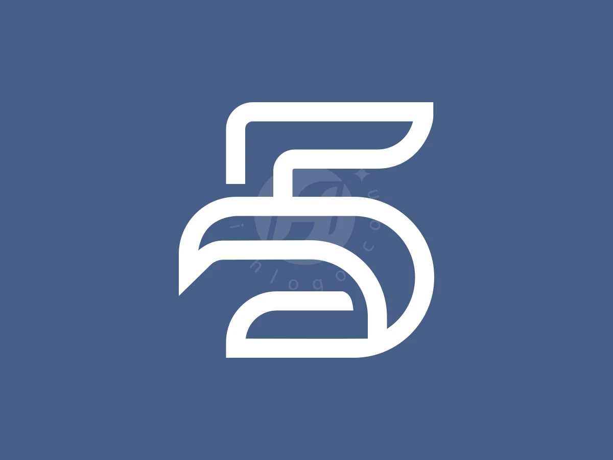Simple Number 5 Or Letter S Eagle Logo - Logo Logo design by Nanfast for sale on Highlogo