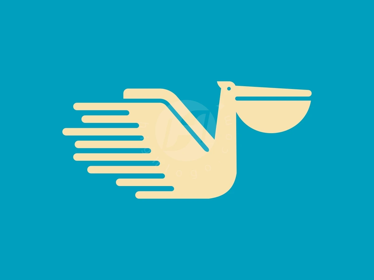 Modern Pelican Express Logo - Animal Logo design by Nanfast for sale on Highlogo