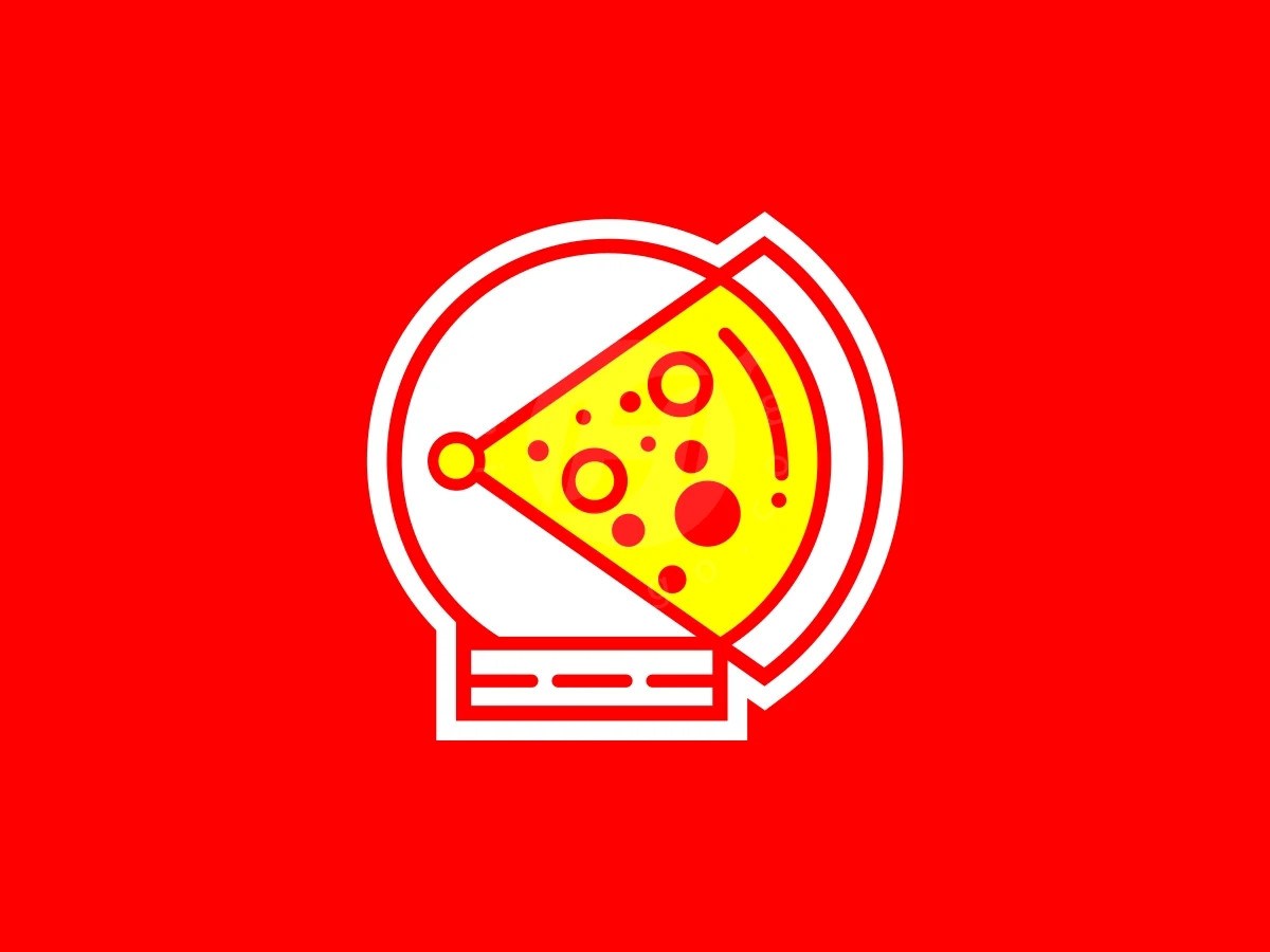 Astronaut Pizza Helmet Logo - General Logo design by Nanfast for sale on Highlogo