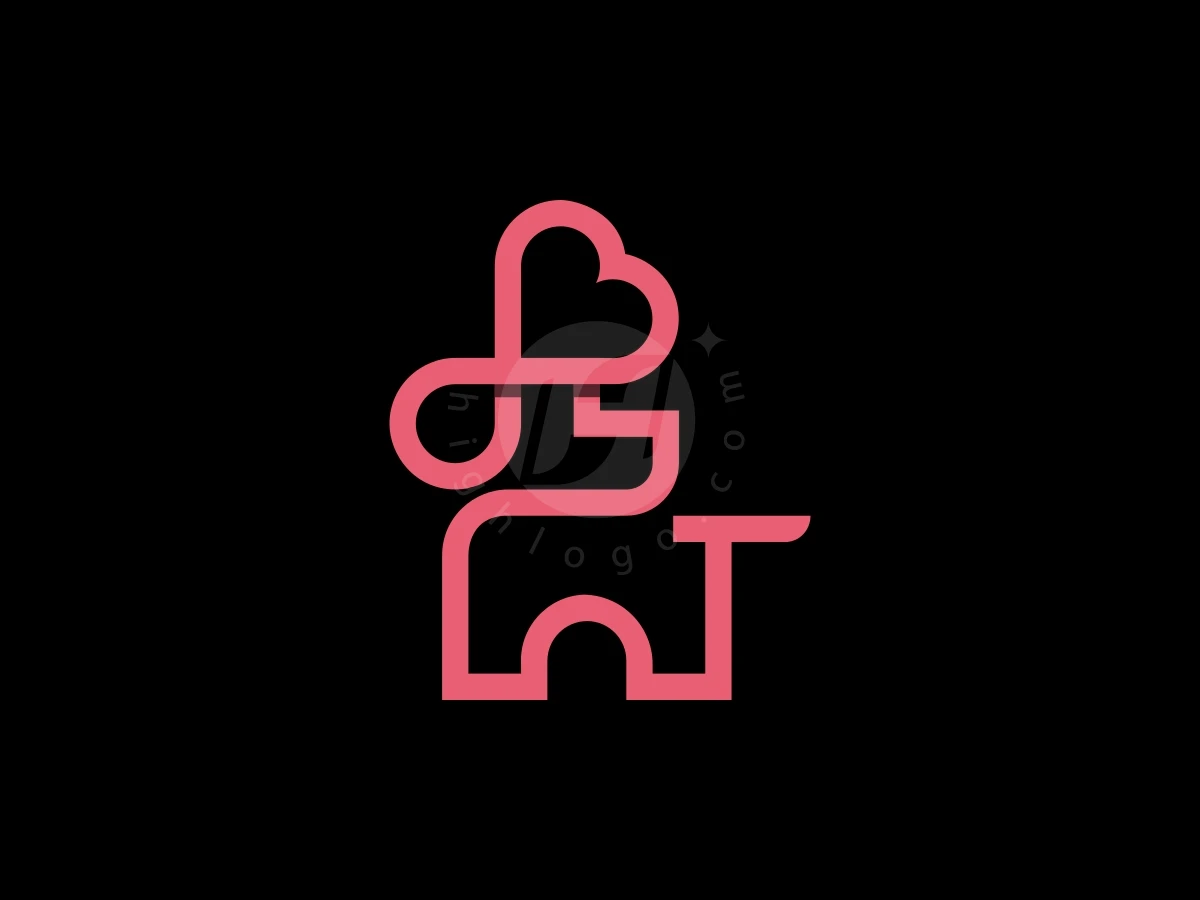 Simple Love Dog Logo - Animal Logo design by Nanfast for sale on Highlogo