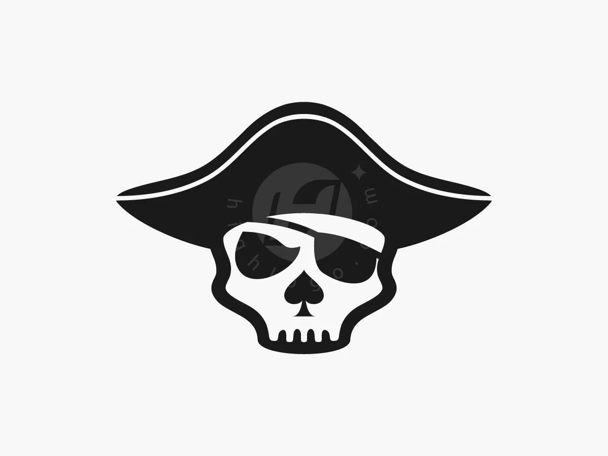 Pirate Skull Spade Logo - General Logo design by luckyar for sale on Highlogo