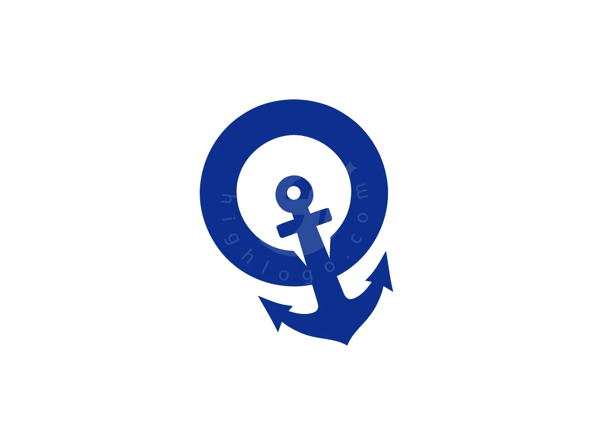 Q Anchor Monogram Logo - Logo Logo design by luckyar for sale on Highlogo