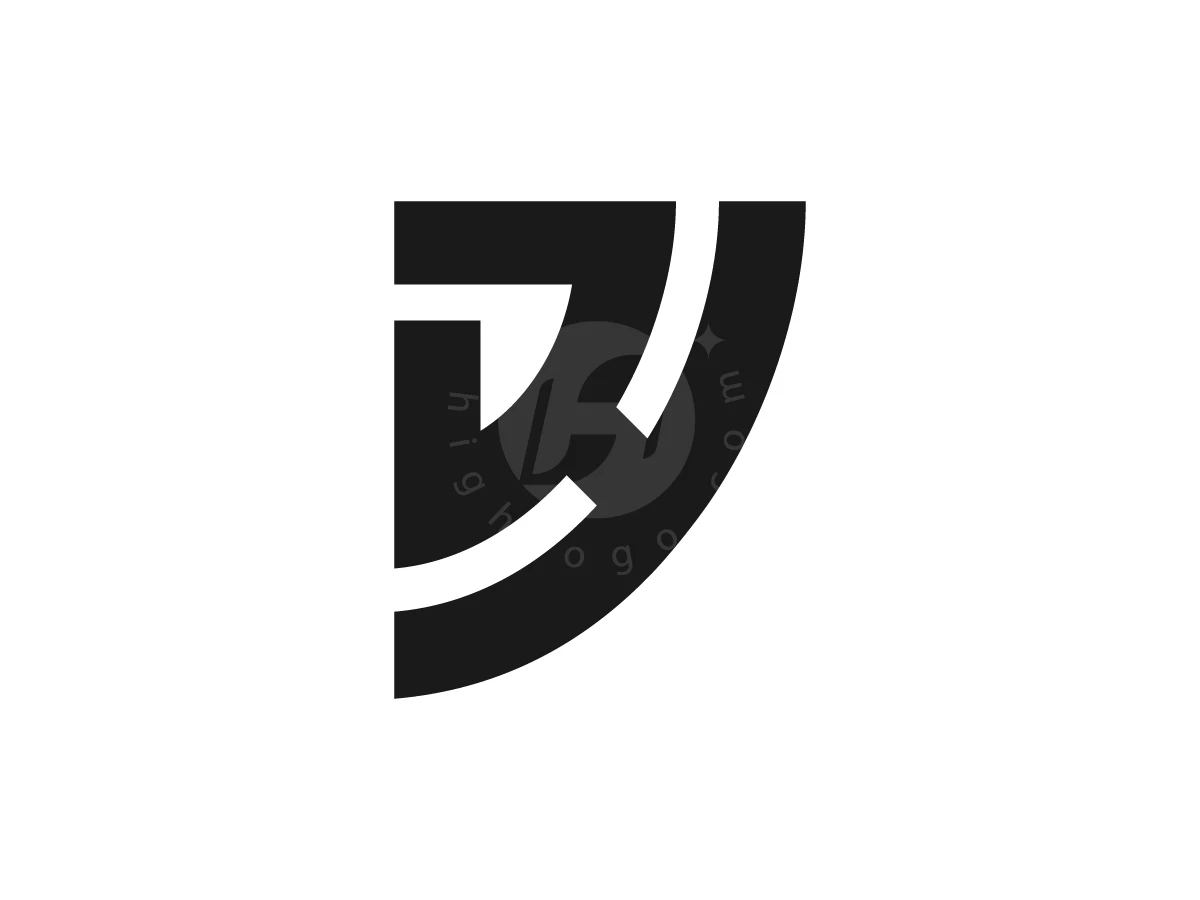 DH Geometric Monogram Logo - Logo Logo design by luckyar for sale on Highlogo